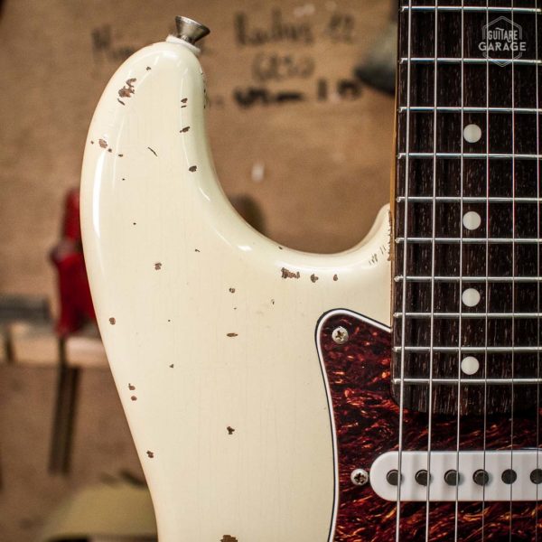 Guitare Garage Stratocaster Olympic White Relic Hepcat Séerie L