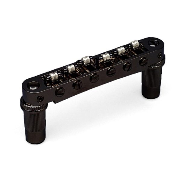 Chevalet Tune-O-Matic TonePros TPFR-b avec roller en finition black