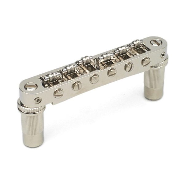 Chevalet Tune-O-Matic TonePros TPFR-N avec roller en finition Nickel